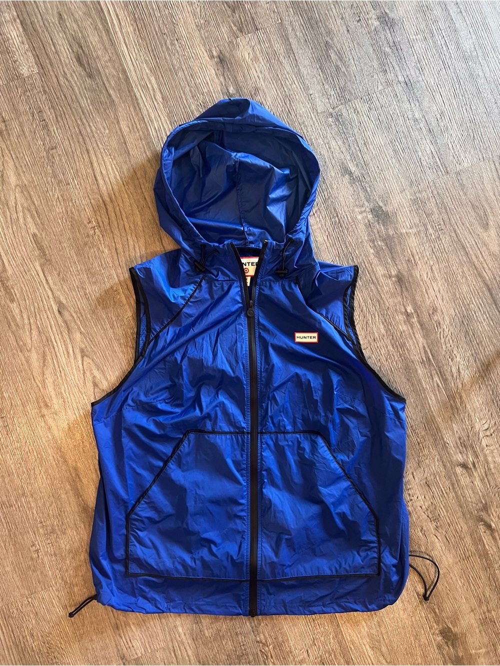 Hunter For Target Royal Blue Hooded Packable Vest